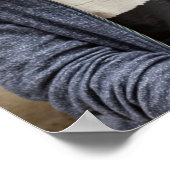 Poster Calligraphie moderne Vert Deux photo Graduation (Coin)