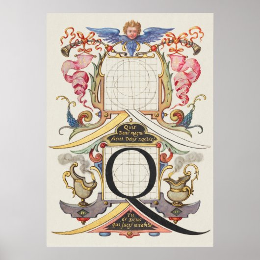 Poster Calligraphie vintage (Devant)