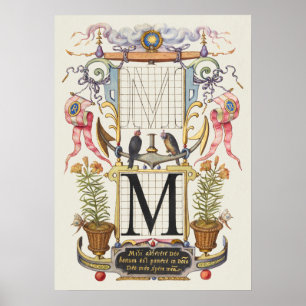 Poster Calligraphie vintage