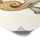 Poster Calligraphie vintage (Coin)