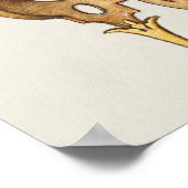 Poster Calligraphie vintage (Coin)