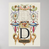 Poster Calligraphie vintage (Devant)