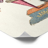 Poster Calligraphie vintage (Coin)