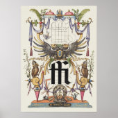 Poster Calligraphie vintage (Devant)