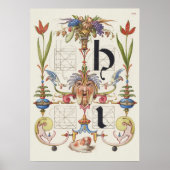 Poster Calligraphie vintage (Devant)