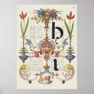 Poster Calligraphie vintage