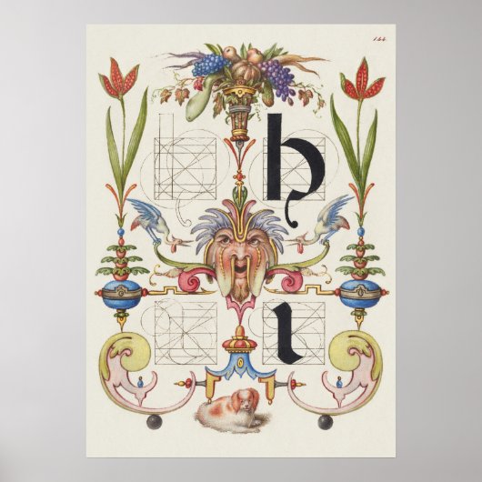 Poster Calligraphie vintage (Devant)