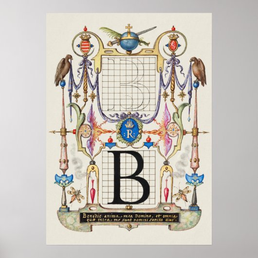 Poster Calligraphie vintage (Devant)