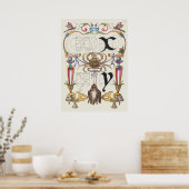 Poster Calligraphie vintage (Cuisine)