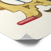 Poster Calligraphie vintage (Coin)