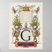 Poster Calligraphie vintage (Devant)