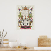 Poster Calligraphie vintage (Cuisine)
