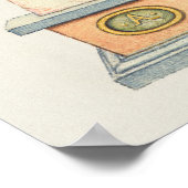 Poster Calligraphie vintage (Coin)