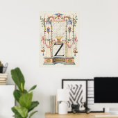 Poster Calligraphie vintage (Bureau à domicile)