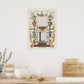 Poster Calligraphie vintage (Cuisine)