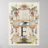 Poster Calligraphie vintage (Devant)