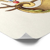 Poster Calligraphie vintage (Coin)