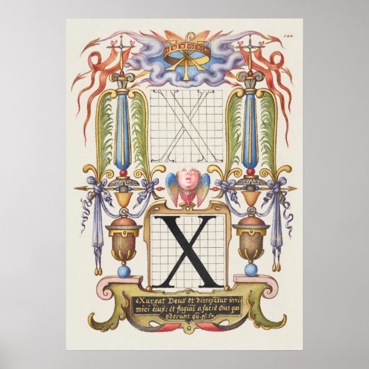 Poster Calligraphie vintage (Devant)