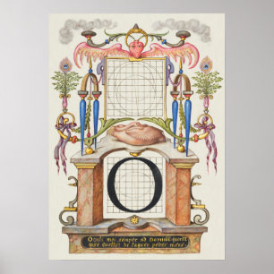 Poster Calligraphie vintage