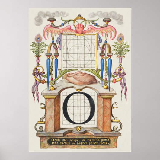 Poster Calligraphie vintage (Devant)