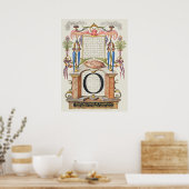 Poster Calligraphie vintage (Cuisine)