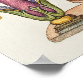 Poster Calligraphie vintage (Coin)