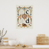 Poster Calligraphie vintage (Cuisine)