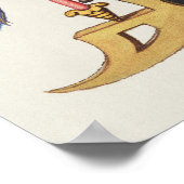 Poster Calligraphie vintage (Coin)