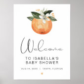 Poster CALLIOPE Little Cutie Clementine Baby Shower (Devant)