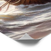 Poster Calm the Storm, Christian Art, Peace Be Still Art (Coin)