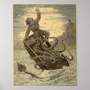 Poster Calmar géant vintage 1879