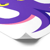 Poster Calmar pourpre d'Octopus (Coin)