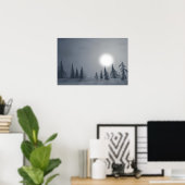 Poster Calme (Bureau à domicile)