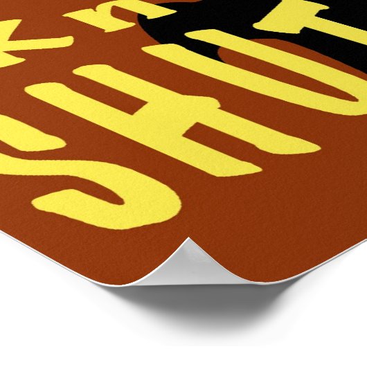 Poster Calme ! ! (Coin)