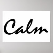 Poster Calme (Devant)