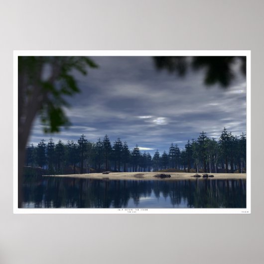 Poster Calme Avant La Tempête (Devant)