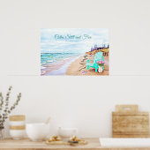 Poster calme, calme et libre plage 'Ocean Tranquil (Cuisine)