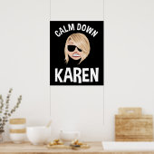 Poster Calme Karen (Cuisine)