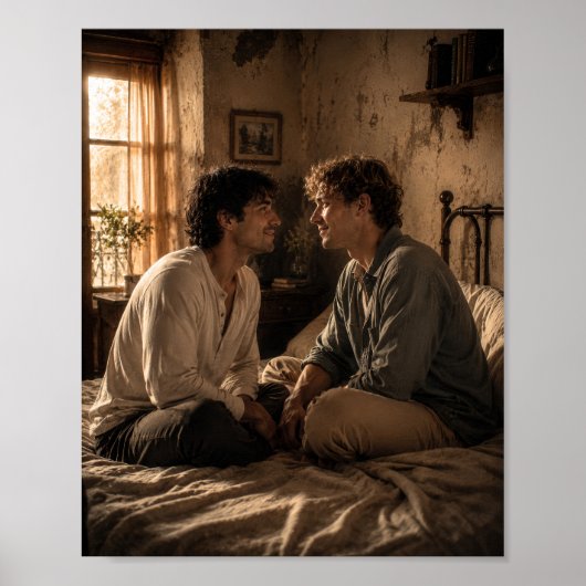 Poster Calme Matinal | Projet d'Art Gay (Devant)