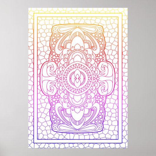 Poster Calme vers le bas no 3 (Devant)