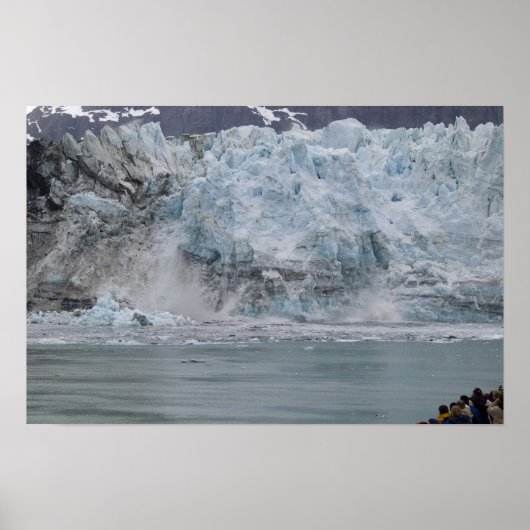 Poster Calque de la baie Glacier (Devant)