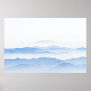 Poster Calque de la vallée de Foggy