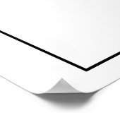 Poster Calque de tuyau de code barre (Coin)