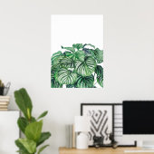 Poster Calthea Orbifolia (Bureau à domicile)