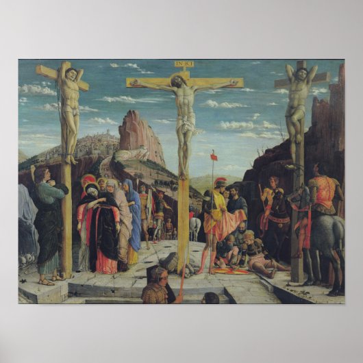 Poster Calvaire, panneau central de prédella (Devant)