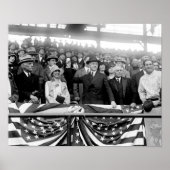 Poster Calvin Coolidge Jetant Le Premier Emplacement (Devant)