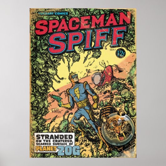 Poster Calvin Le Spaceman Spiffy (Devant)