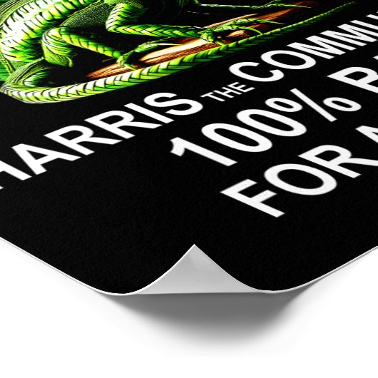 Poster Camarade Kamala Commie Leon Commieleon Communiste  (Coin)