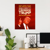 Poster Camarade Trump : le double agent (la marionnette d (Bureau à domicile)