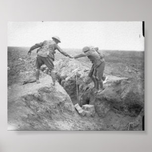 Poster Camarades à la bataille de Ginchy, la Somme